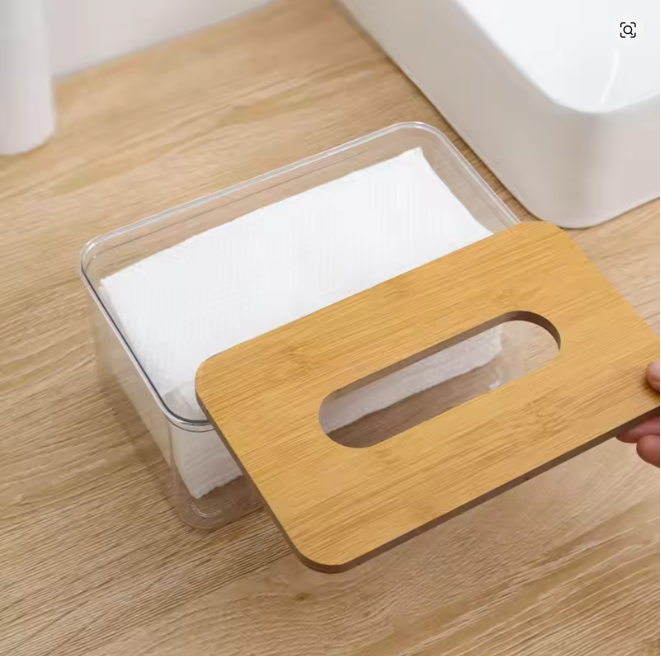 Napkin Tissue Holder Box – Extractable Toilet Paper Dispenser for Bathroom, Kitchen & Office