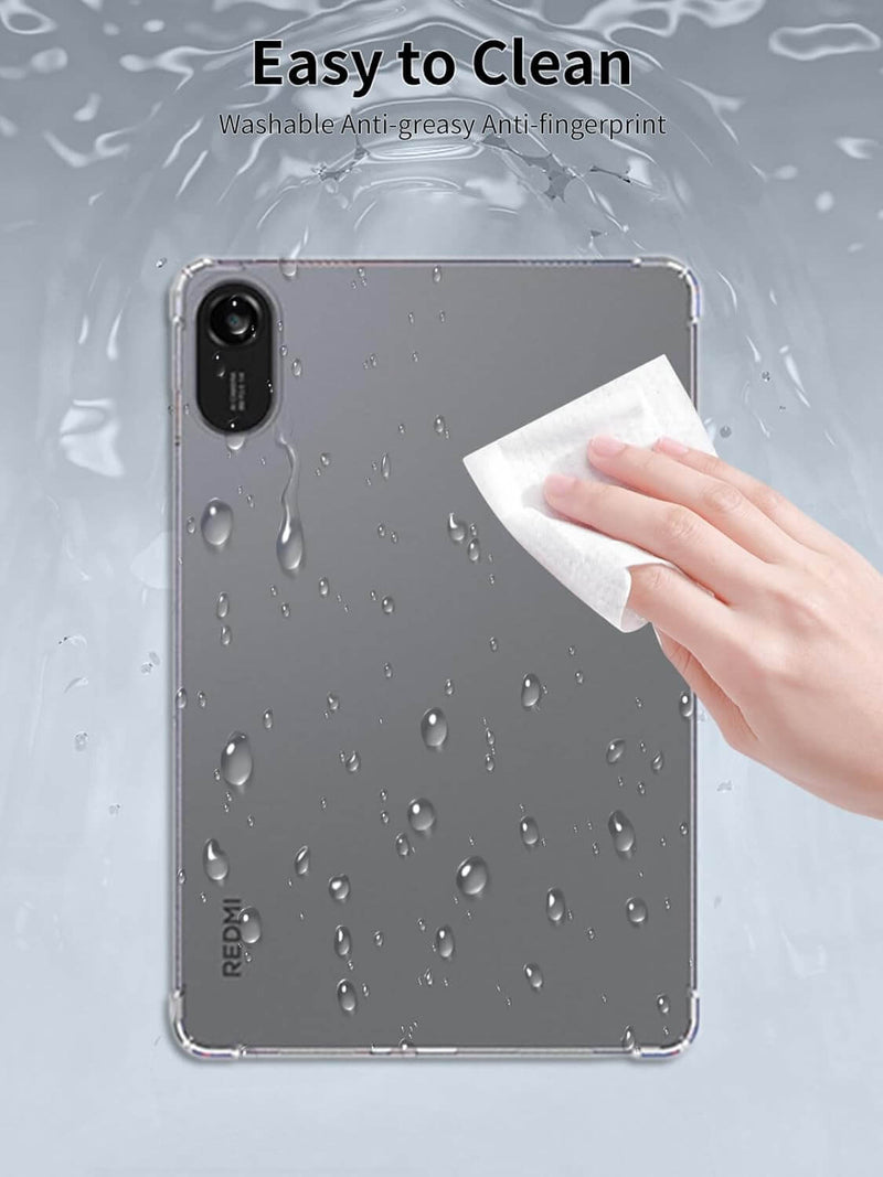 Xiaomi Redmi Pad 2 11 Inch Transparent Case – Slim, Lightweight Soft TPU Anti‑Shock Cover with Raised Edge Protection