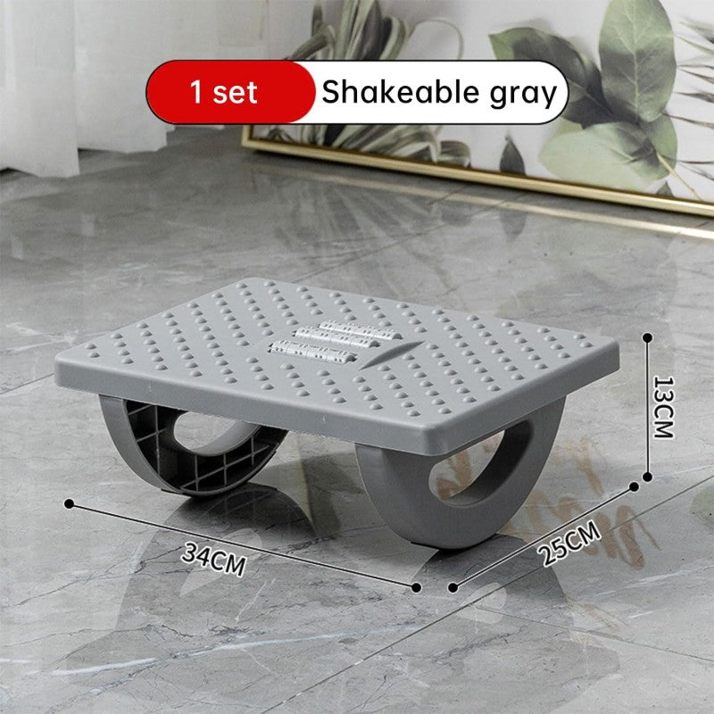 Anti-slip ergonomic foot rest for home office and study