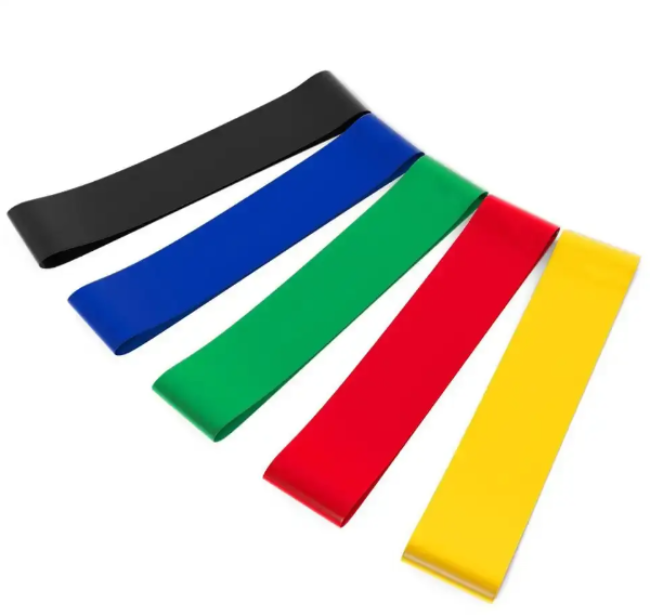 Fitness resistance bands set, elastic exercise straps for pull-ups, yoga, and body building, portable gym rubber band