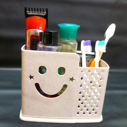 2-grid plastic drainable cutlery stand, utensil drying caddy with removable water collection tray