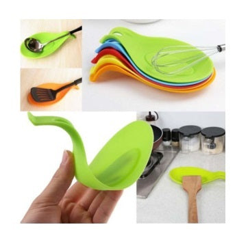 Silicone Spoon Rest – Heat Resistant Kitchen Utensil Holder | Spatula, Ladle & Cooking Tool Rest for Stove & Countertop