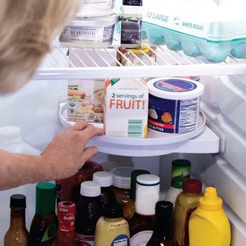 CORNER Rotating Shelf Organizer with Gripology Suction System - AABA MALL