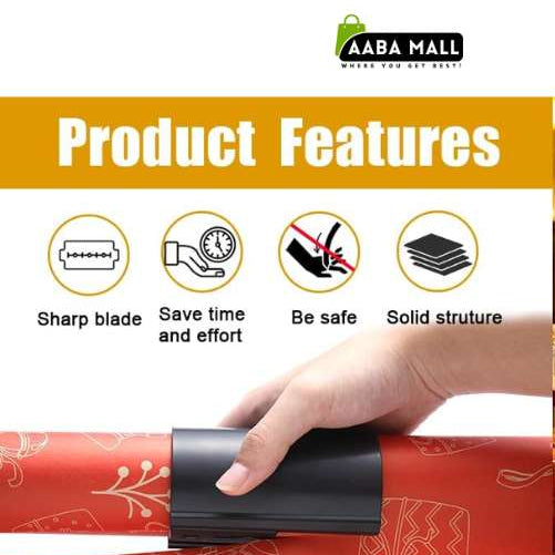 Gift wrap paper cutter tool for birthday and Christmas wrapping