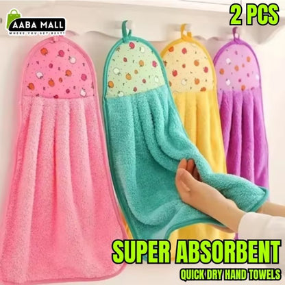 coral fleece hand towel, super absorbent hand towel, quick dry kitchen cloth, multifunctional cleaning cloth, fleece wipes for kitchen, reusable rags, kitchen accessories, bathroom hand towel, dish cleaning cloth, microfiber alternative towel.