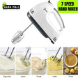 Lightweight 7-Speed Electric Hand Mixer ? Versatile Handheld Egg Beater & Cake Mixer for Baking