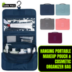 Hanging Travel Toiletry Bag ? Portable Makeup Pouch & Cosmetic Organizer Case for Women and Girls - AABA MALL