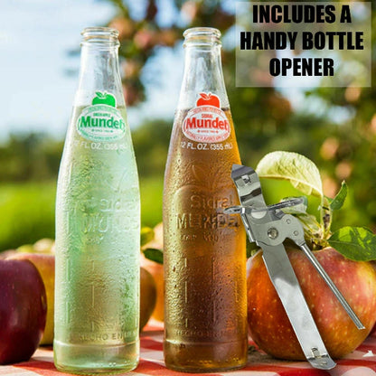 heavy-duty can opener made of stainless steel