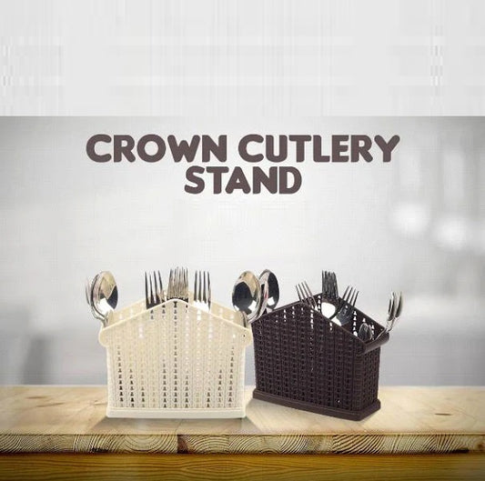 cutlery stand, kitchen organizer, utensil holder, spoon fork knife rack, draining rack, kitchen tool holder, plastic storage stand, cutlery drying rack