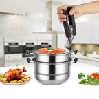 Hot Bowl PICK UP HOLDER Hot Dish Pot Handle Clamp Clip Plate Pan Holder Gripper Retriever Tongs - AABA MALL