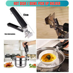 Hot Bowl PICK UP HOLDER Hot Dish Pot Handle Clamp Clip Plate Pan Holder Gripper Retriever Tongs - AABA MALL