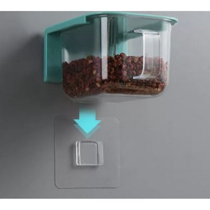 Wall Mounted Kitchen Spice Storage Organizer | Space-Saving Spice Rack with Lid - AABA MALL