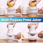 2 IN 1 MANUAL  Citrus FRUITS  VEGETABLES CARROT APPLES PEARS GRAPES JUICER Orange Lemon Juicer Press Fruit SQUEEZER Tool Kitchen Accessories - AABA MALL