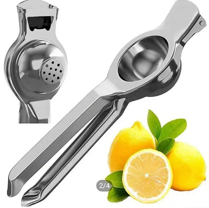Premium Quality Metal Lemon Squeezer, Citrus Juicer, Manual Press for Extracting the Most Juice