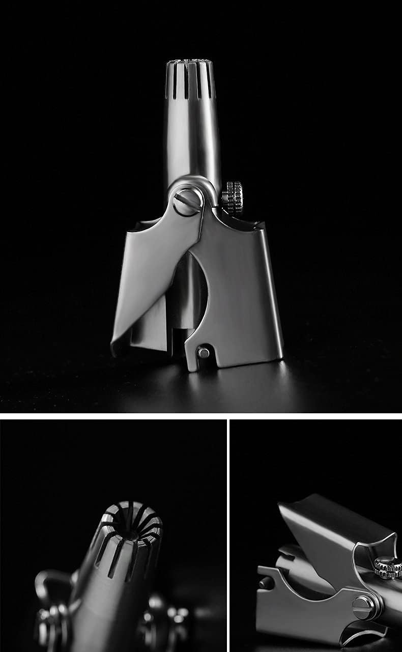 nose hair trimmer, manual nose trimmer, stainless steel nose scissors, grooming tool, nose hair cutter, travel grooming kit, men grooming accessories, personal care tool