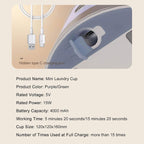 portable washing machine, mini washing machine, travel laundry cup, wireless washing machine, baby clothes washer, camping laundry machine, dorm washing machine, lavadora portatil