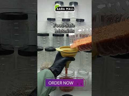 18 piece jar set, kitchen storage jars, plastic jar set, food grade storage jars, BPA free jars, spice jar set, masala storage containers, PET plastic jars, kitchen organization set, airtight storage jars, sugar and salt jars, elegant kitchen jars, clear plastic jars, storage containers for kitchen, lightweight durable jars, cubic jar set, kitchen essentials, dal storage containers, pickle jars, multi size storage jars
