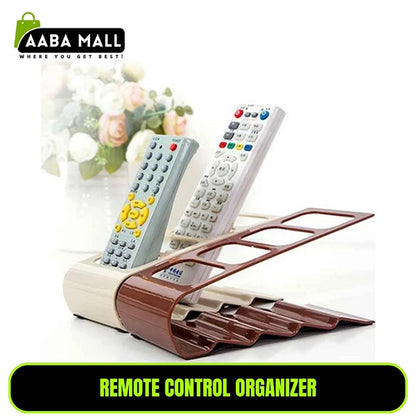 Remote control organizer for TV AC and DVD remotes