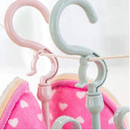 Small Shoe Drying Rack Hanger Windproof Shoe Racks Shoe Drying Hook Hanging Balcony Closet - AABA MALL
