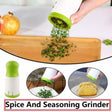 Stainless Steel Herb Mill & Spice Grinder | Manual Handheld Chopper for Fresh Seasonings
