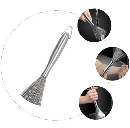 Stainless Steel Pan Brush Metal Cleaning Tool