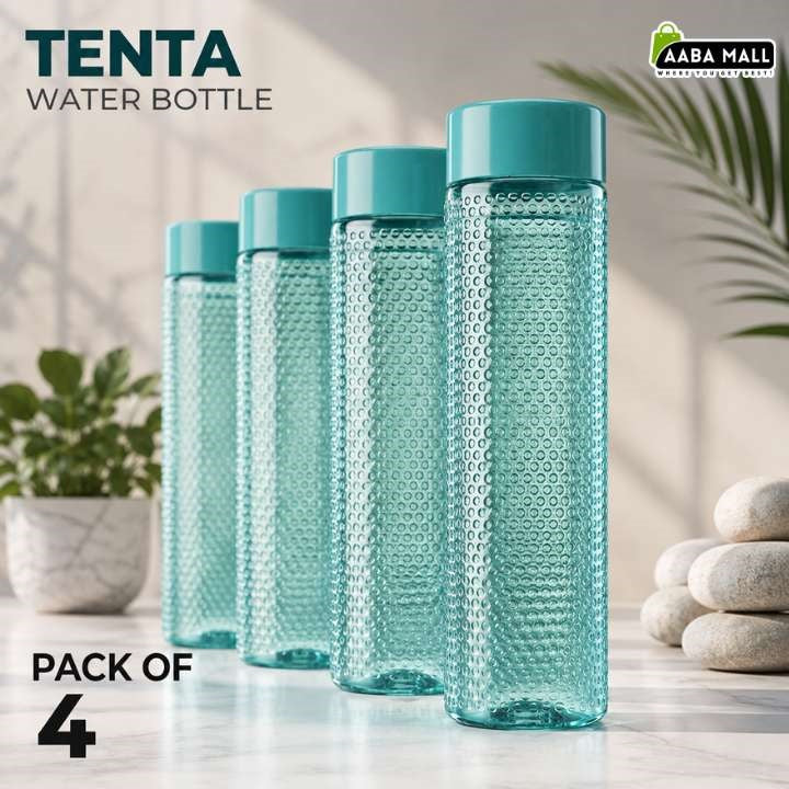 Aqua Green TENTA BPA-free PET water bottle for home office gym and everyday hydration