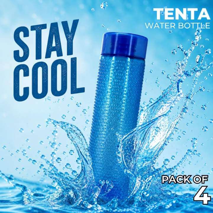 Bubble Textured TENTA™ 1.1 Liter BPA-Free Plastic Water Bottle