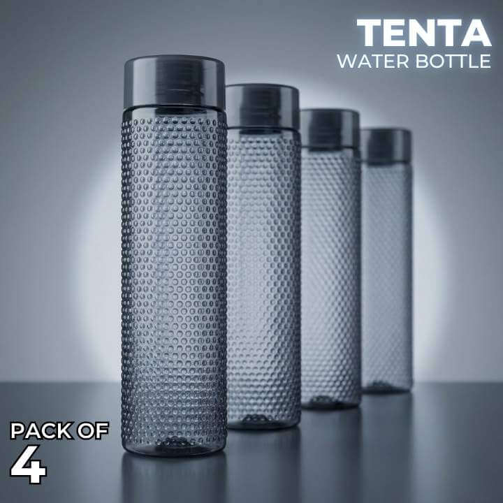 Leakproof TENTA™ 1.1 Liter Plastic Water Bottle with Secure Lid