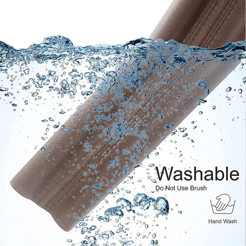 Door Seal Twin Draught Draft Guard Door Closer Bottom Brown Sealing Strip - AABA MALL