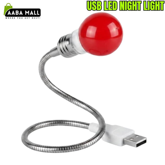 USB Flexible LED Night Light for Laptop, Power Bank & Reading | Portable Mini USB Lamp Pakistan