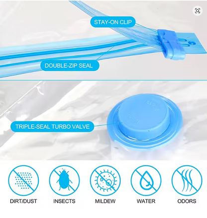 vacuum storage bag
clothes organizer bag
bedding storage bag
space saver vacuum bag
travel seal storage packet
compression bag for clothes
vacuum seal bag organizer
pillows and blanket storage
portable travel vacuum bag
airtight compression organizer