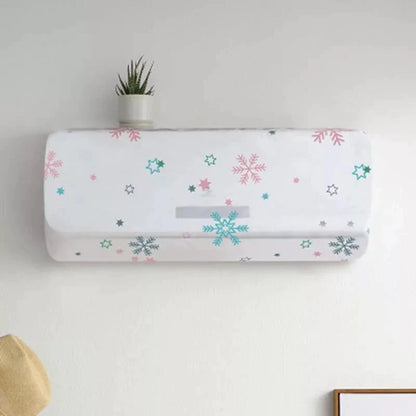 ac cover, elastic ac dust cover, wall mounted air conditioner cover, stretchable ac protector, decorative ac cover, washable ac cover, home decor ac cover, ac protector