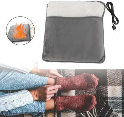 electric foot warmer, USB heating pad, portable heater, winter foot heater, washable foot warmer, heated slipper pad, office foot heater, travel foot warmer